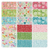 Pre Order Ships In July Blooming Color By WOLFF PAPER By Benartex Fat Quarter Bundle of 18 Prints
