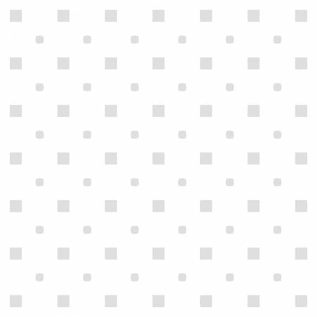 White on White Spaced Mini Squares