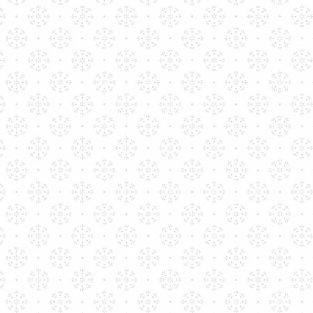 White on White Circles with Dots and Spikes
