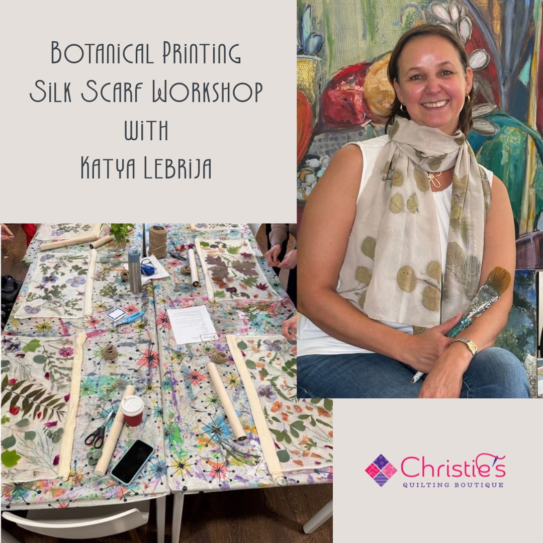 11/09/2026 Botanical Printing Silk Scarf Workshop 10-1