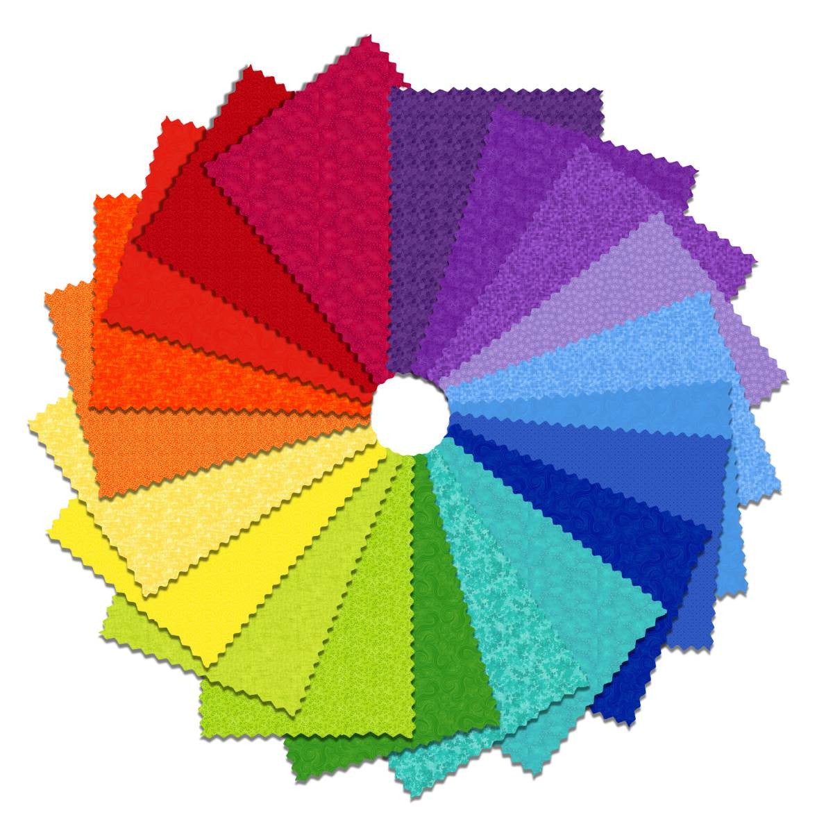 5' Charm Pack 42 Squares Bright Idea