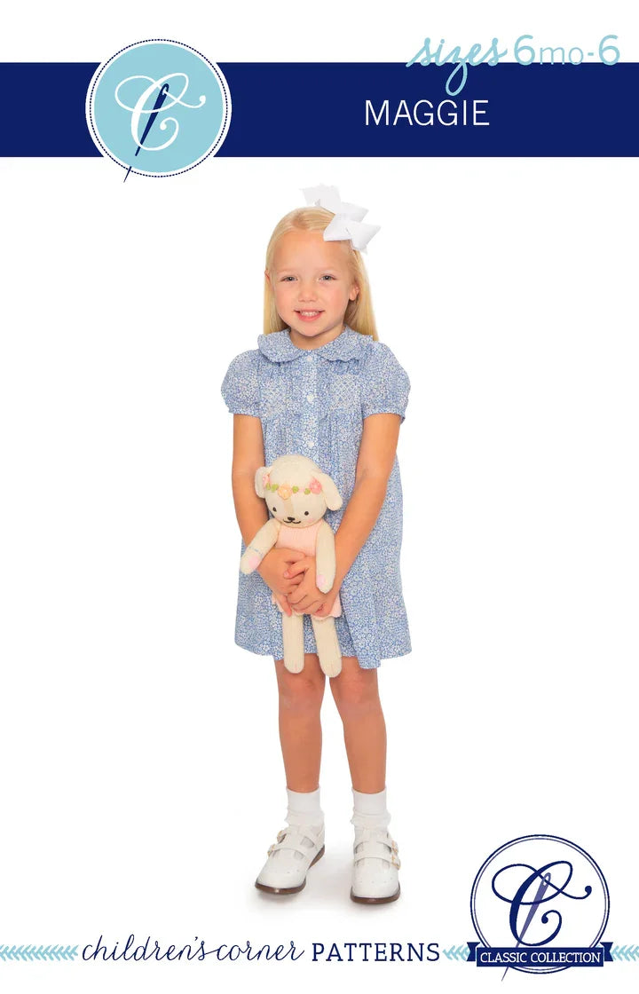 Children's Corner - Maggie Dress pattern Size 6mos to 6yrs