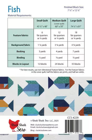 Fish Quilt Pattern