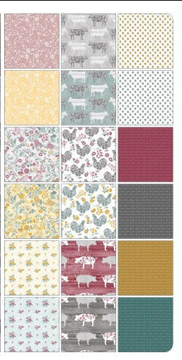 Pre Order Ships In September Chalk Barn By Shannon Roberts For Benartex Fat Quarter Bundle 18 Pieces