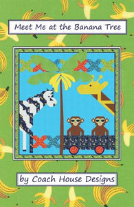 Meet Me At The Banana Tree Quilt Pattern By Coach House Designs 61x69"