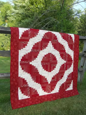 Squiggles  Log Cabin Pattern