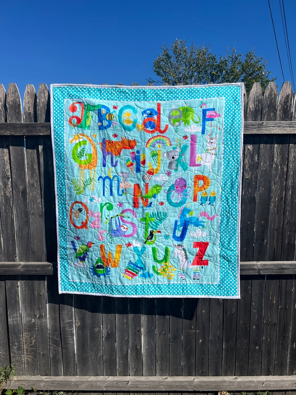 ABC Baby Quilt 38x43