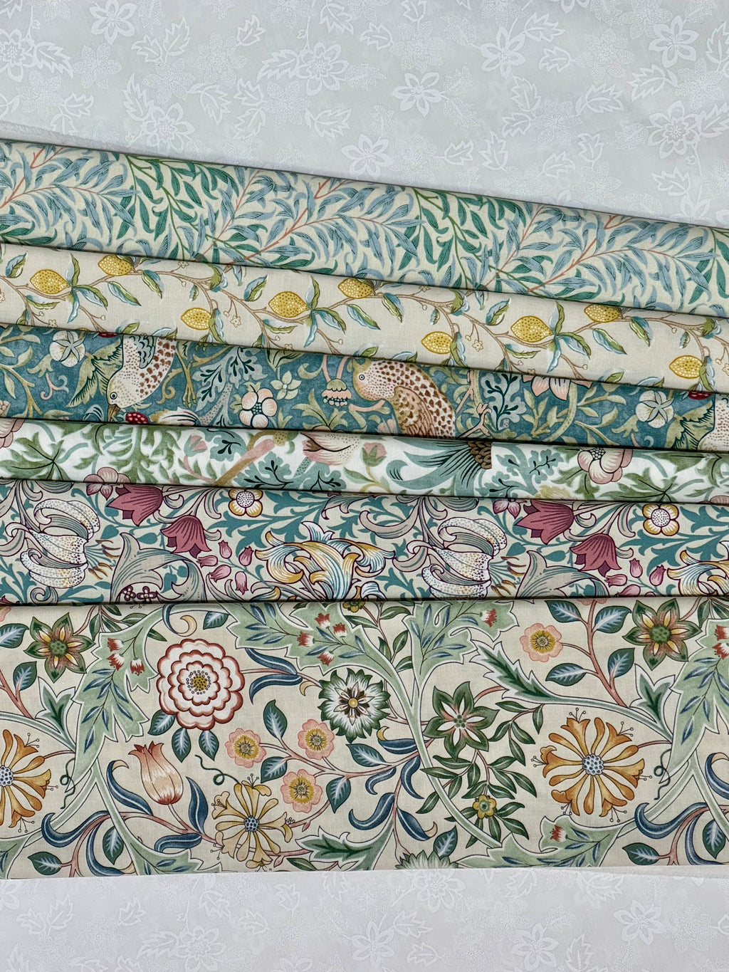William Morris Summer 6 Fabrics 1/2 Yard Bundle