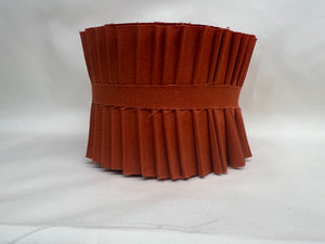 BENARTEX Superior Solids Jelly Roll 20 2.5" Strips Terracotta