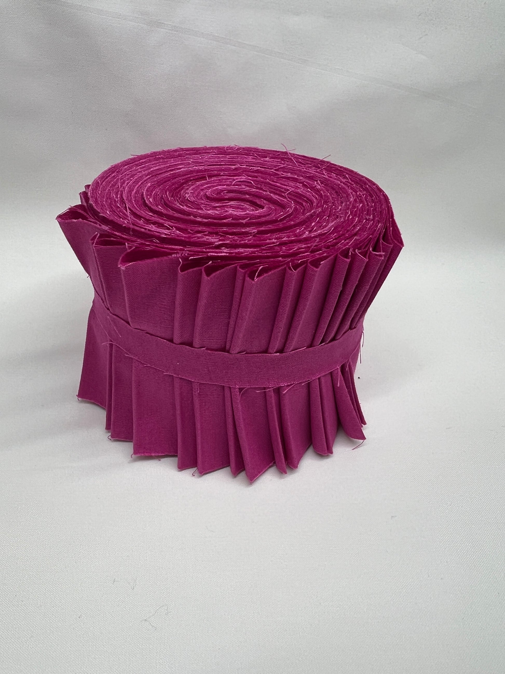 Superior Solids Jelly Roll 20 2.5" Strips Magenta