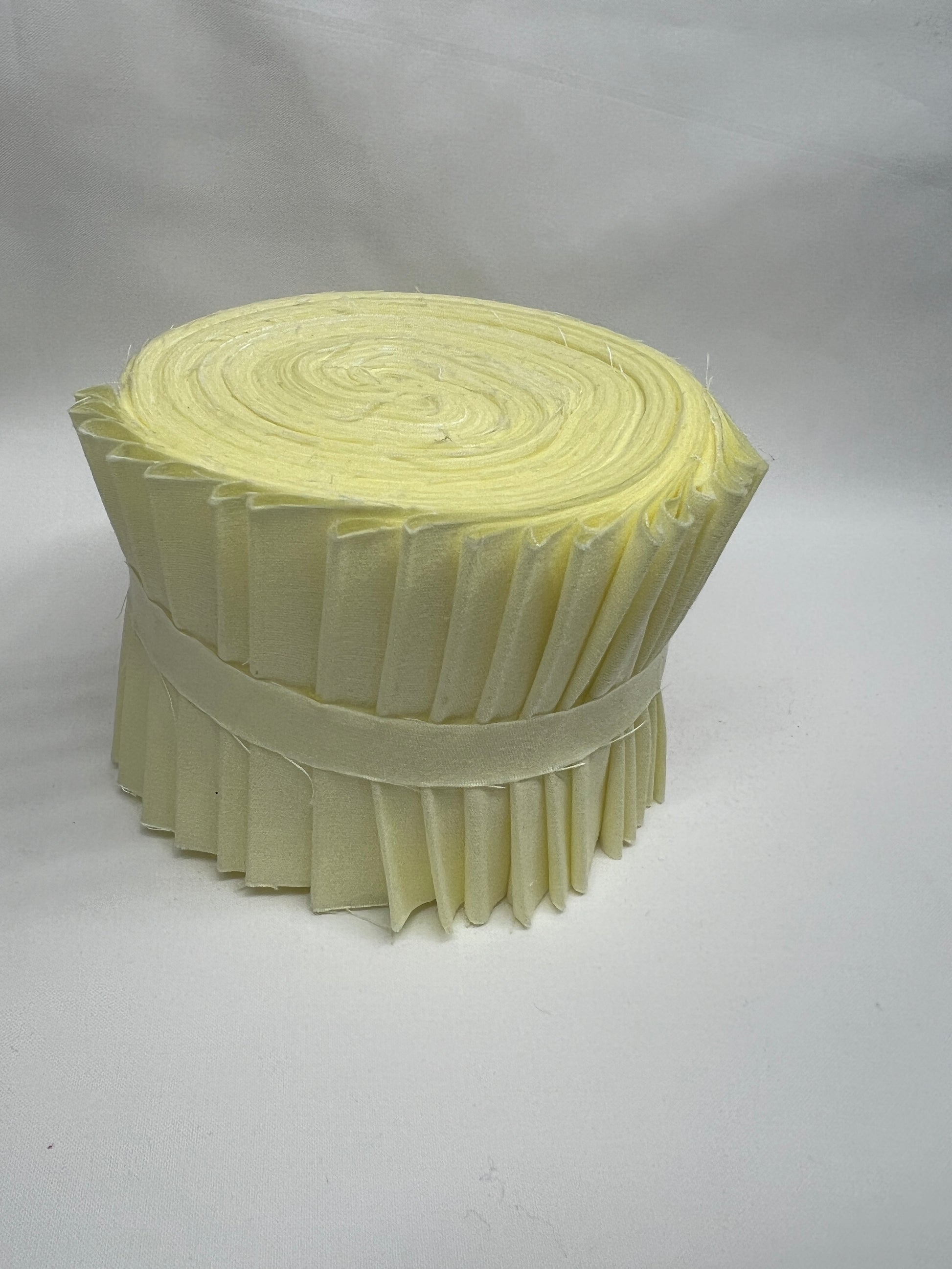 Superior Solids Jelly Roll 20 2.5" Strips Light Yellow