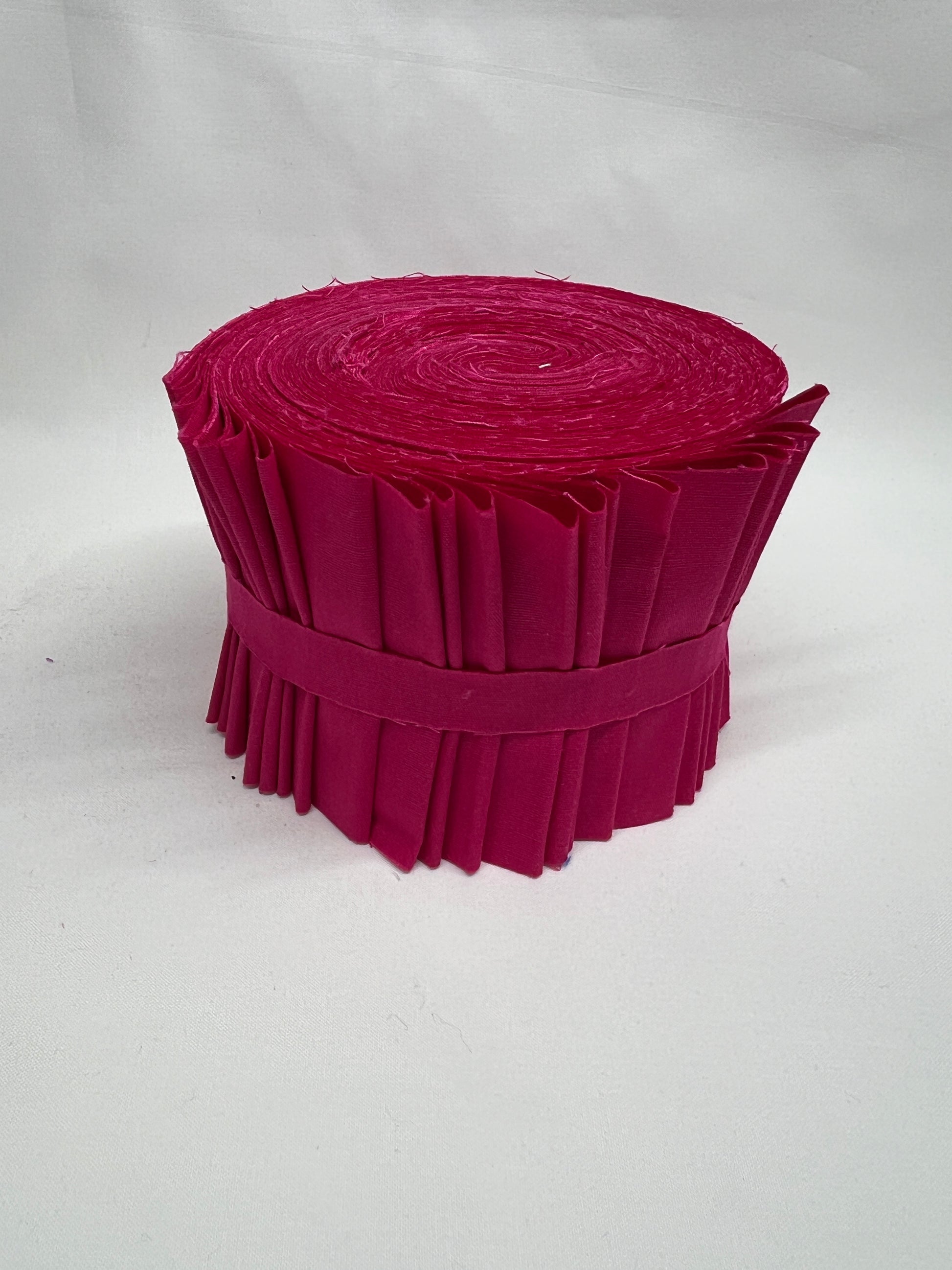 Superior Solids Jelly Roll 20 2.5" Strips Fuchsia