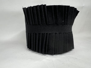 BENARTEX Superior Solids Jelly Roll 20 2.5" Strips Black