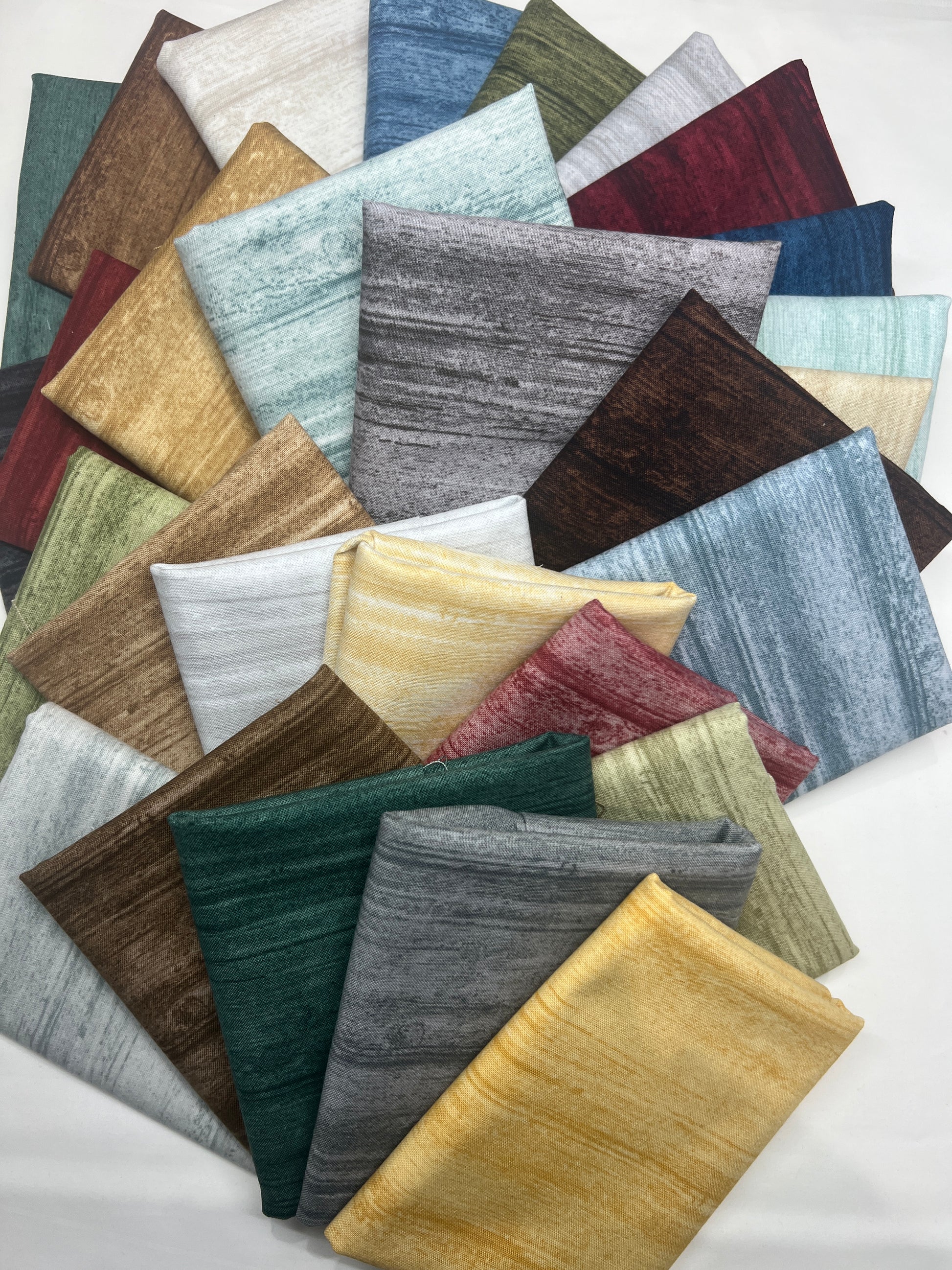 Washed Wood Fat Quarter Bundle 28 Prints