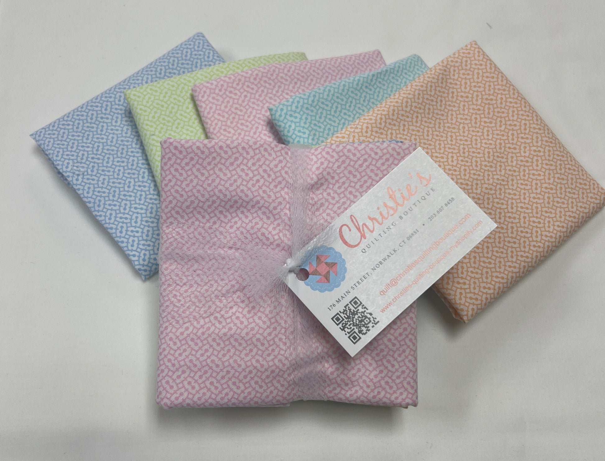 5 Fat Quarters Bundle Modern Pastels