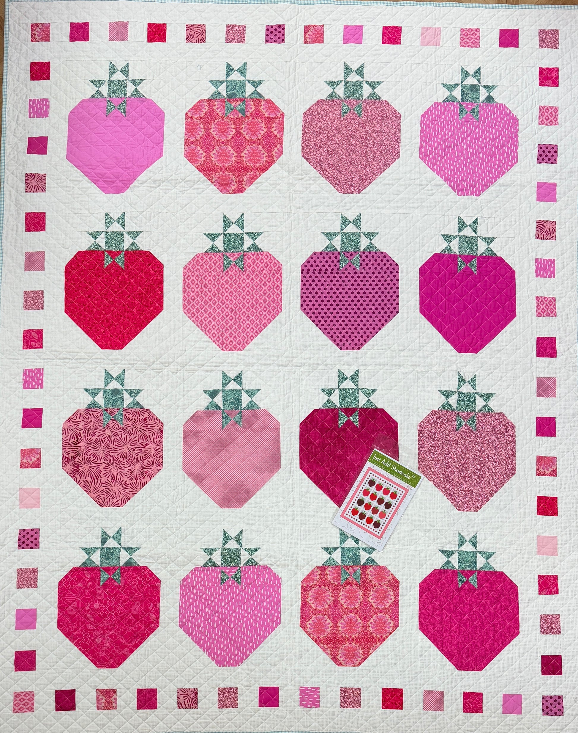 Just Add Shortcake Strawberry Quilt Kit