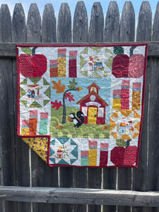 Back To School Table Runner 23x23"