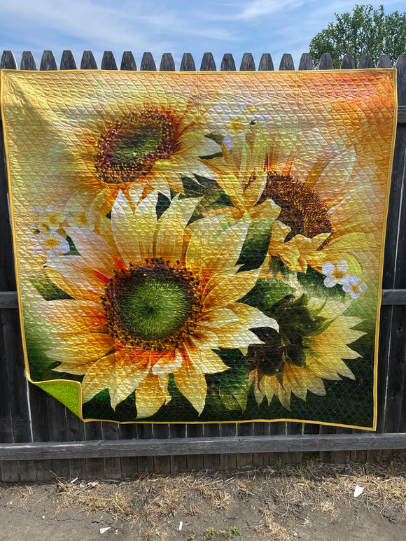 Sunflower Quilt  59x59