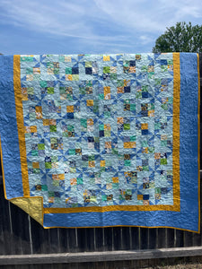 Kate Spain Sunflower Quilt 60x71"