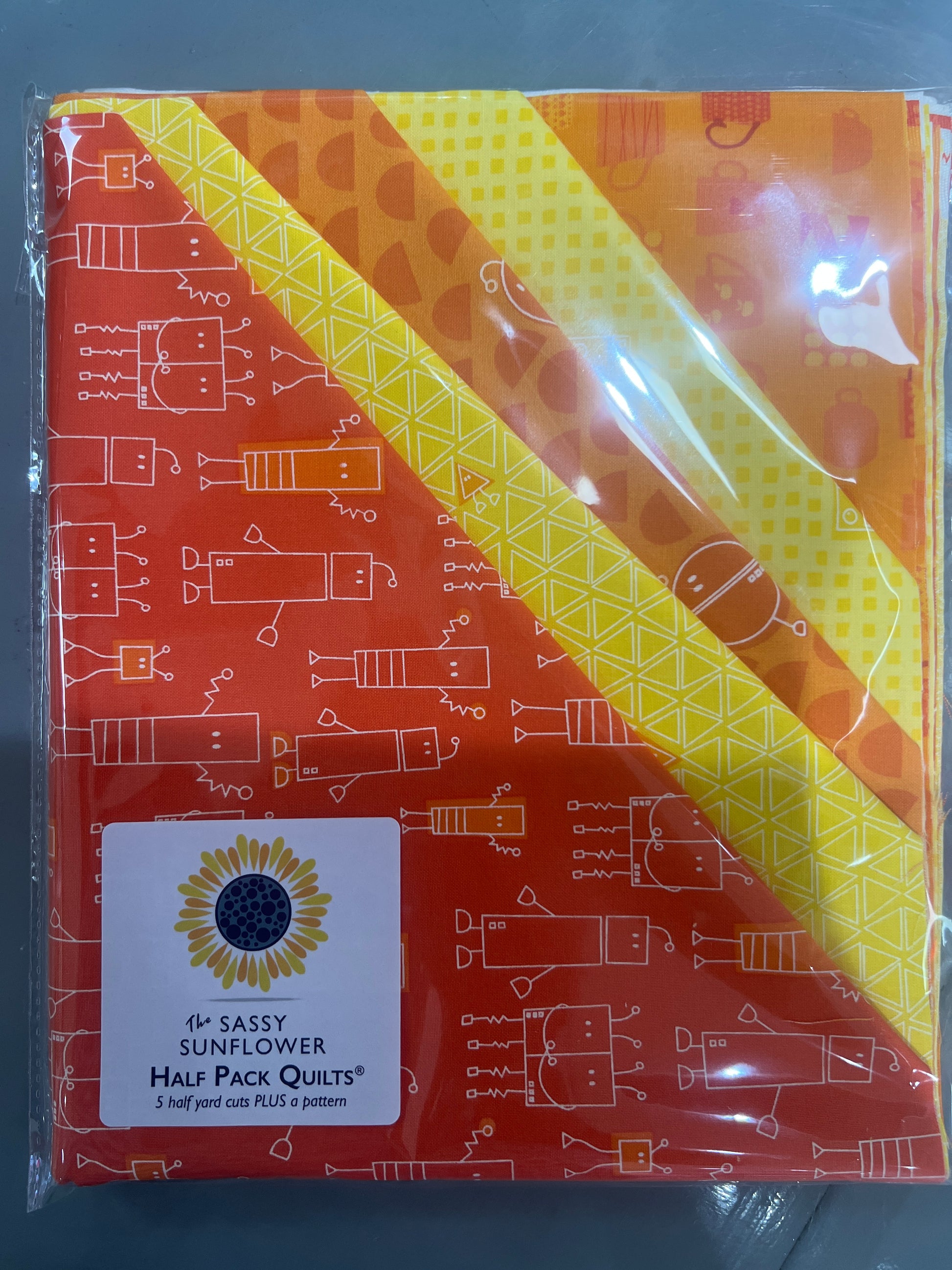 The Sassy Sunflower Quick Strip Quilt Kit