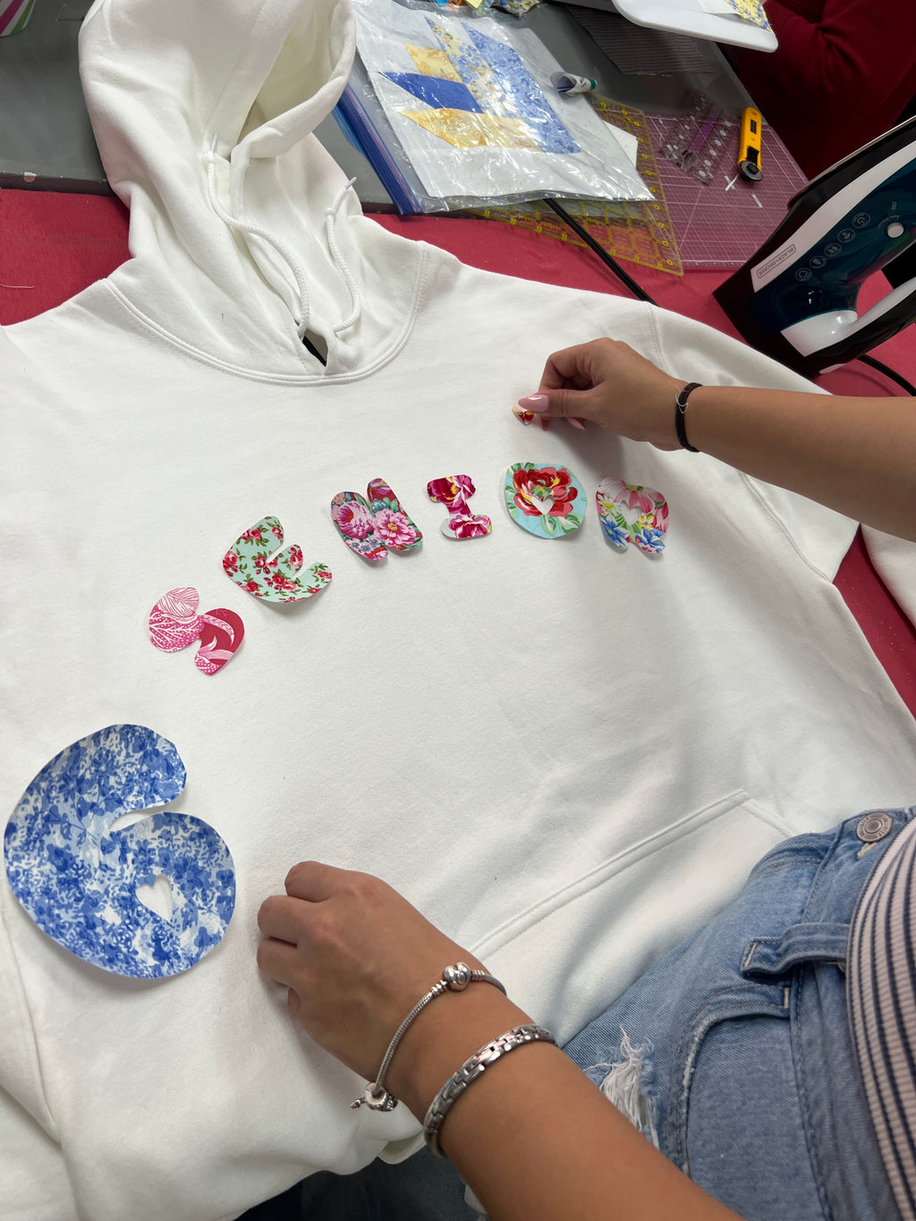 05/16/2026 Applique Custom Sweatshirt Class 10-2