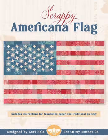 Scrappy Americana Flag Quilt Pattern