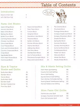 Vintage Farm Girl Book