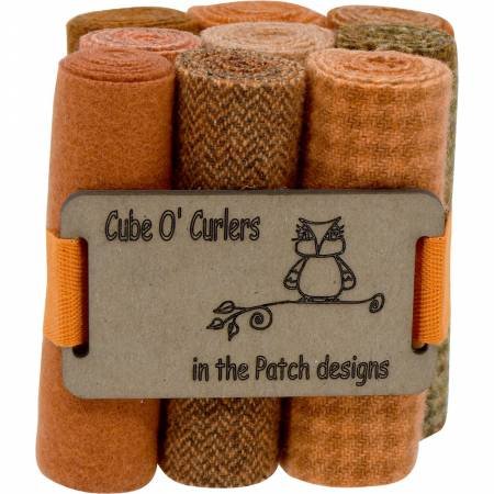 Curler Cube Orange Wool
