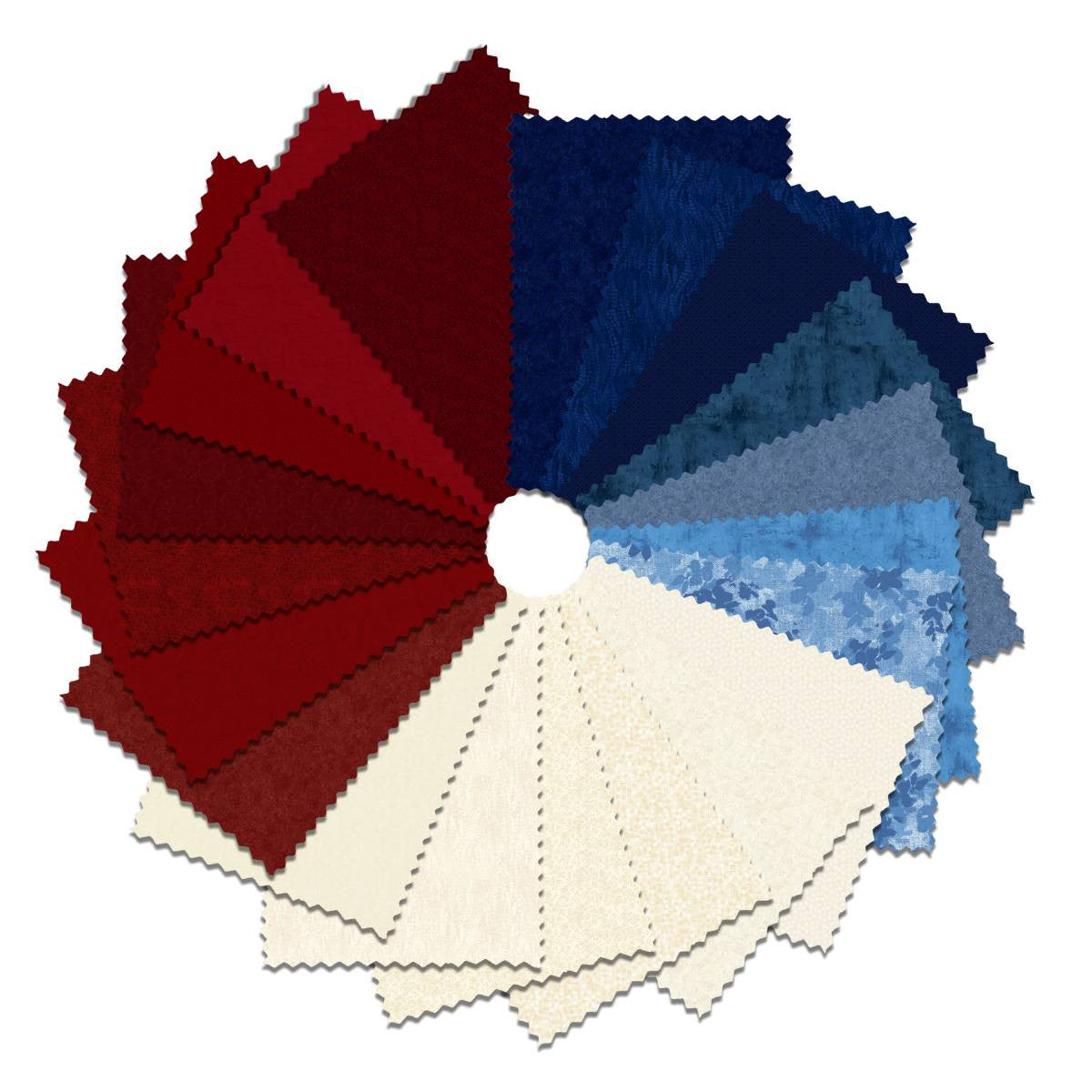 Pre Order Ships In March 5" Charm Pack 42 Squares Independence