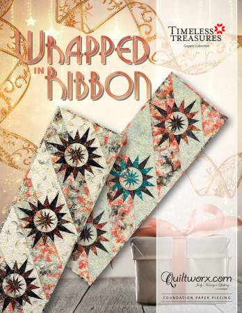 Wrapped In Ribbon Paper Pieced Tabler Runner Pattern