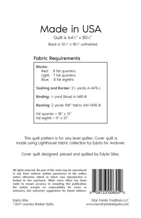 Made In USA Pattern