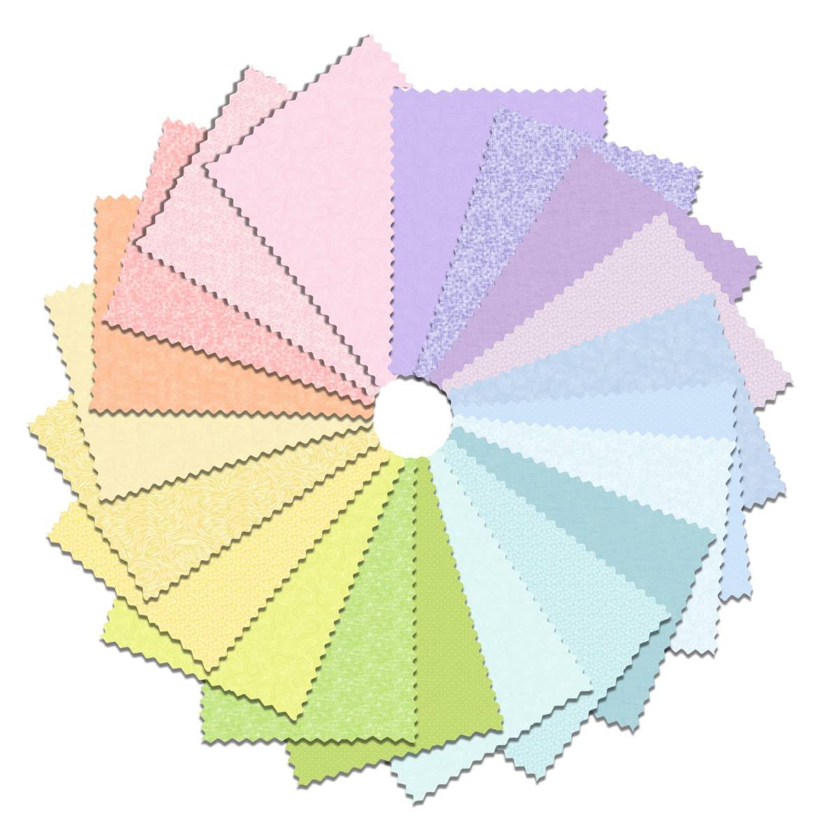 Pre Order Ships In March 5" Charm Pack 42 Squares Light as a Feather