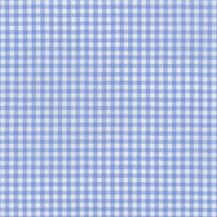 SEPTEMBER PREORDER -- Carolina Gingham: Cotton Yarn Dyed Fabric Periwinkle