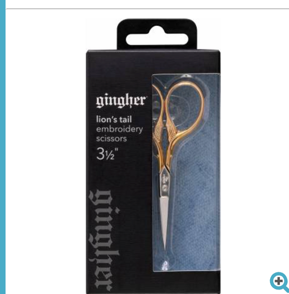 Gingher® Lion’s Tail Embroidery Scissors