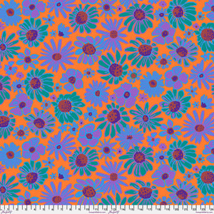 Free Spirit Kaffe Fassett 2024 By The 1/2 Yard Bloomers - Orange