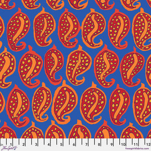 Free Spirit Kaffe Fassett 2024 By The 1/2 Yard Pasha Paisley - Blue