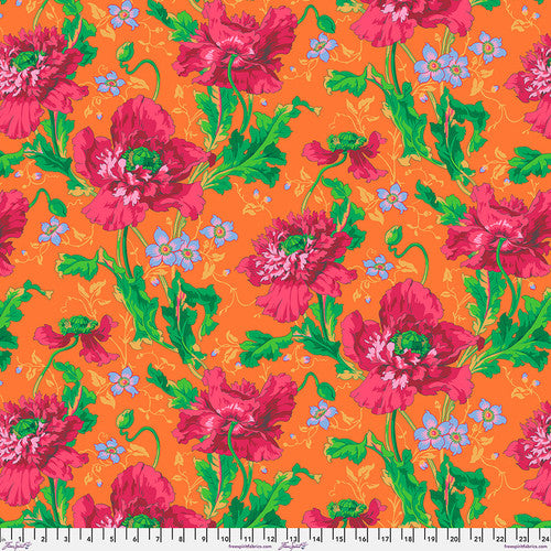 Pre Order Ships August 2024 Free Spirit Kaffe Fassett By The 1/2 Yard Papaver - Red
