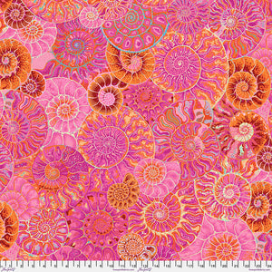 Free Spirit Kaffe Fassett 2024 By The 1/2 Yard Ammonites Pink