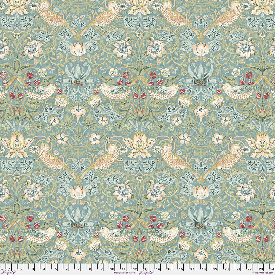 Pre Order Ships In April - Strawberry Thief - Aqua