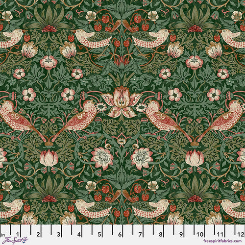 Pre Order Ships June 2024 Free Spirit Fabrics Christmas William Morris The Cotswold Holiday Collection By The 1/2 Yard