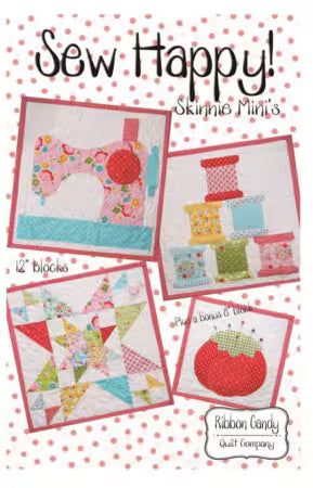 Sew Happy - Skinnie Mini's - Fusible Applique Pattern