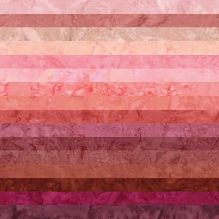 Batiks Hand-Dyes Canyon Shadows 2.5in Strips Jelly Roll