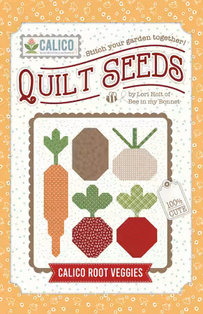 Calico Root Veggies Quilt Seeds Patterns