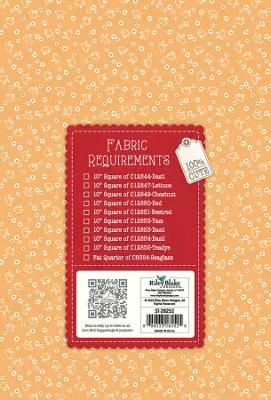 Calico Root Veggies Quilt Seeds Patterns