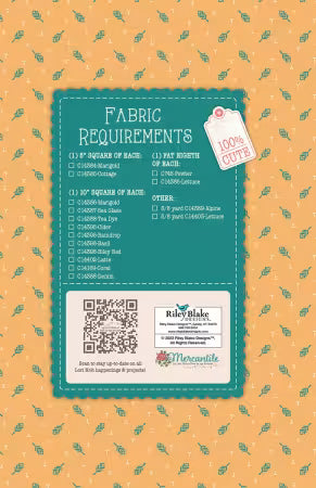 Scissors & Buttons Quilt Seeds Patterns