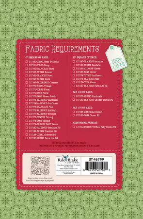 Lori Holt Farmer's Daughter Quilt Seeds Pattern Autumn Barn
