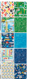 Benatrex LITTLE BUILDER By The 1/2 Yard Little Builder 11 Fat Quarters