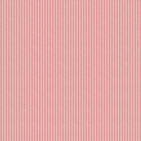 Pre Order Ships In June Tilda Creating Memories By The 1/2 Yard Woven- Tinystripe Pink