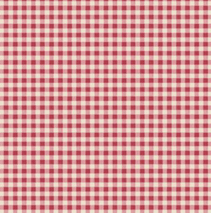 Pre Order Ships In June Tilda Creating Memories By The 1/2 Yard Woven- Gingham Red