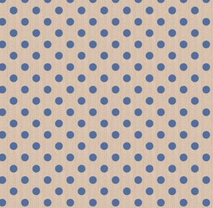 Pre Order Ships In June Tilda Creating Memories By The 1/2 Yard Woven- Polkadot Blue